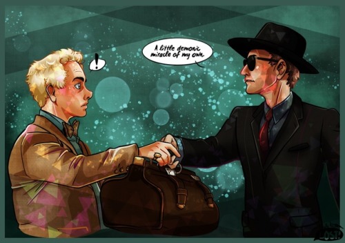 thelostswede: Crowley saves Aziraphale’s precious books~