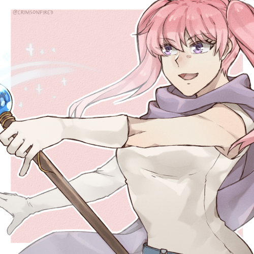  30 Days of FE Clerics or PriestsTo heal you during quarantineDay 7: Serra from Blazing Sword (or Bl