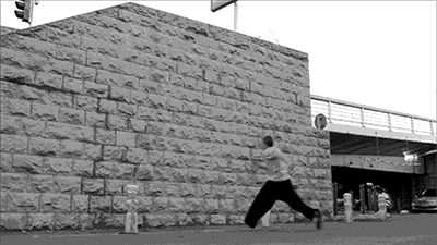 parkour-freerunning-feiyue:  Fabulous Wall Climbing