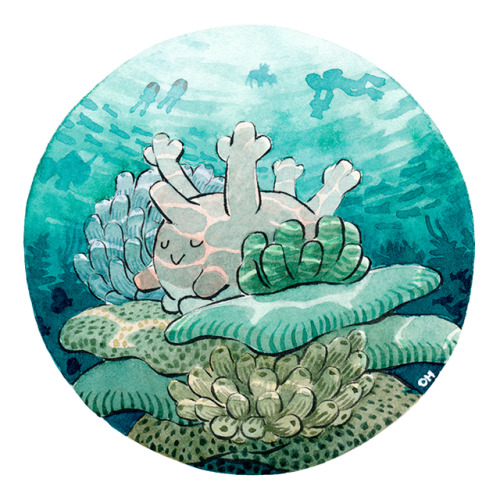 revilonilmah: #222 Corsola is looking very much at home in the lively coral reef. Consider supportin