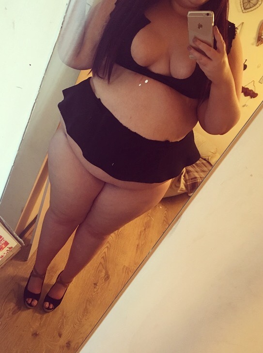 that-fatt-girl:  Mini clothes on fat body’s 😍