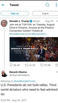 wilwheaton:  yeahiwasintheshit:  melonmemes: Barrack spitting 🔥🔥🔥 cmon barry, we need ya! if cleveland can do it twice, you can too. id vote for you again boo  That’s not really President Obama, but the sentiment is exactly correct. 