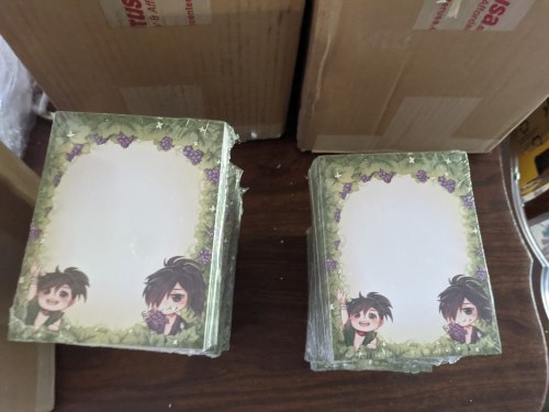 Production Update! Today we received our zines, notepads, and bookmarks! The only items left to ar