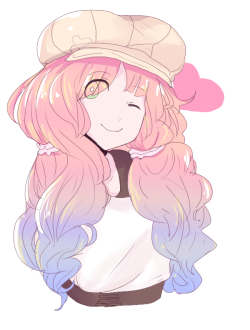 ousamaart: i gave up on my grades, took a break from the requests and doodled something for myself i love kokoro;;;; 