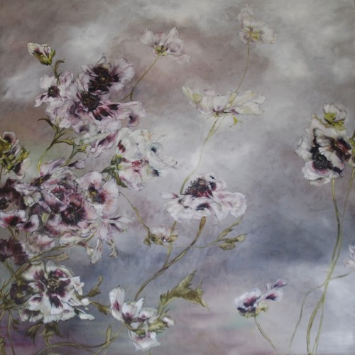 Claire Basler (French, b. 1960, Vincennes, France) - Untitled  Paintings: Oil on Canvas