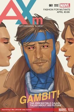 philnoto:  Astonishing X-Men #61 variant cover-  An homage to men’s fashion magazines of the 80’s