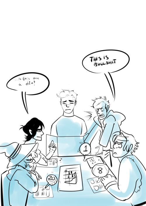 mynoodlesinspace: COLLEGE D&amp;D AU LET’S GO: &gt;Shiro’s a big fucking nerd wh