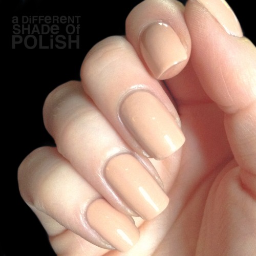 Sometimes you just need a break from nail art you know lolChina Glaze &lsquo;Sunset Sand&rsquo;