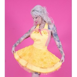 samiilamorte:  Guess which Disney Princess I am!! I am incredibly lucky to have modelled for the cutest aprons in the world by @dottiedana go and give her a follow!! Her stuff is amazing! 💖💕✨ #belle #princess #beautyandthebeast #dottiedineraprons