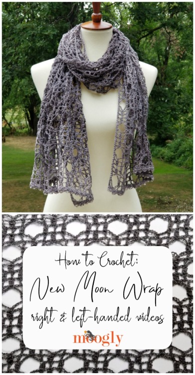 Video tutorials to go with the free written pattern on Moogly! ♥ www.mooglyblog.com/new-moon