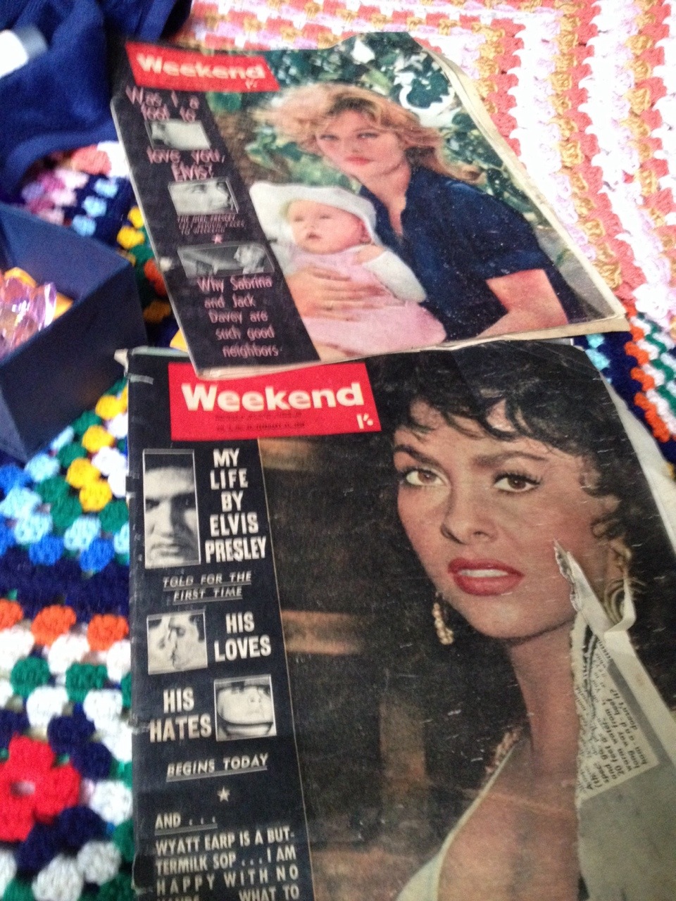 sexypresley:  I love my aunt (She found Elvis Presley newspapers under her house