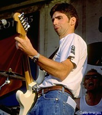 Damon Hill rocks out like someone’s dad trying to be cool.Appropriately enough, he’s cho