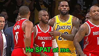 awesomenbamoments:  Rajon Rondo vs CP3, Oct. 20, 2018