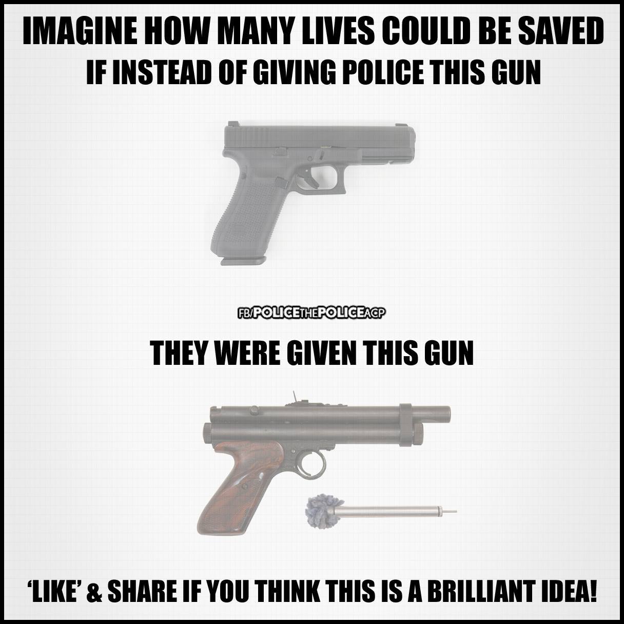 libertybill:Imagine how many lives would be saved if things were entirely different