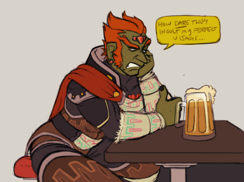 kormandel: Some Ganondorf doodles