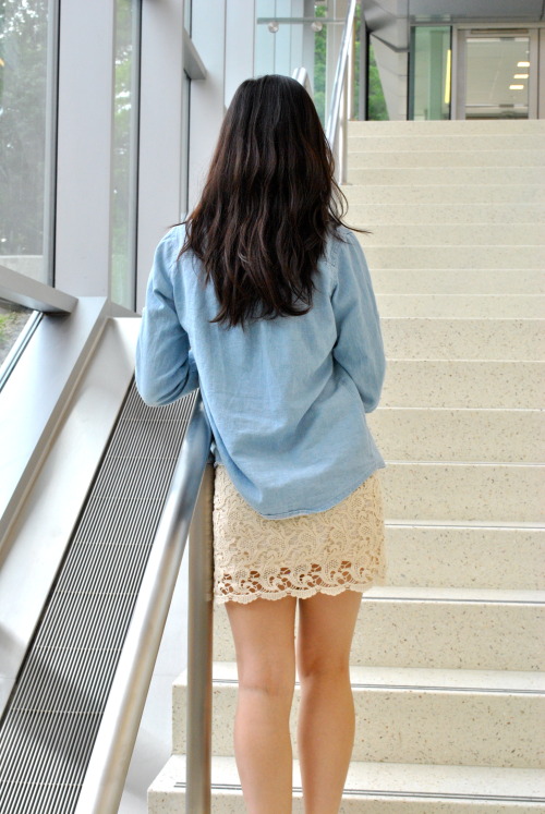 lace skirt