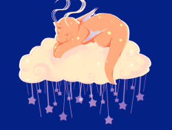 pokemonplayplace:  Goodnight, dragonite!!!   ★   ☆   ★ ☆   ★ ☆   ★ ☆          Inspired by this wonderful work! 