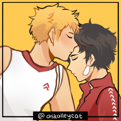 askvulgarboy: bunch of kisses for @askalleycat @ask-theemperor and @ask-the-trickster!! just a ryuji