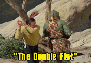vulcanic-heat:ohmygodwaytoolong:I want a black belt in Captain Kirk fight moves.Possibly the best gi