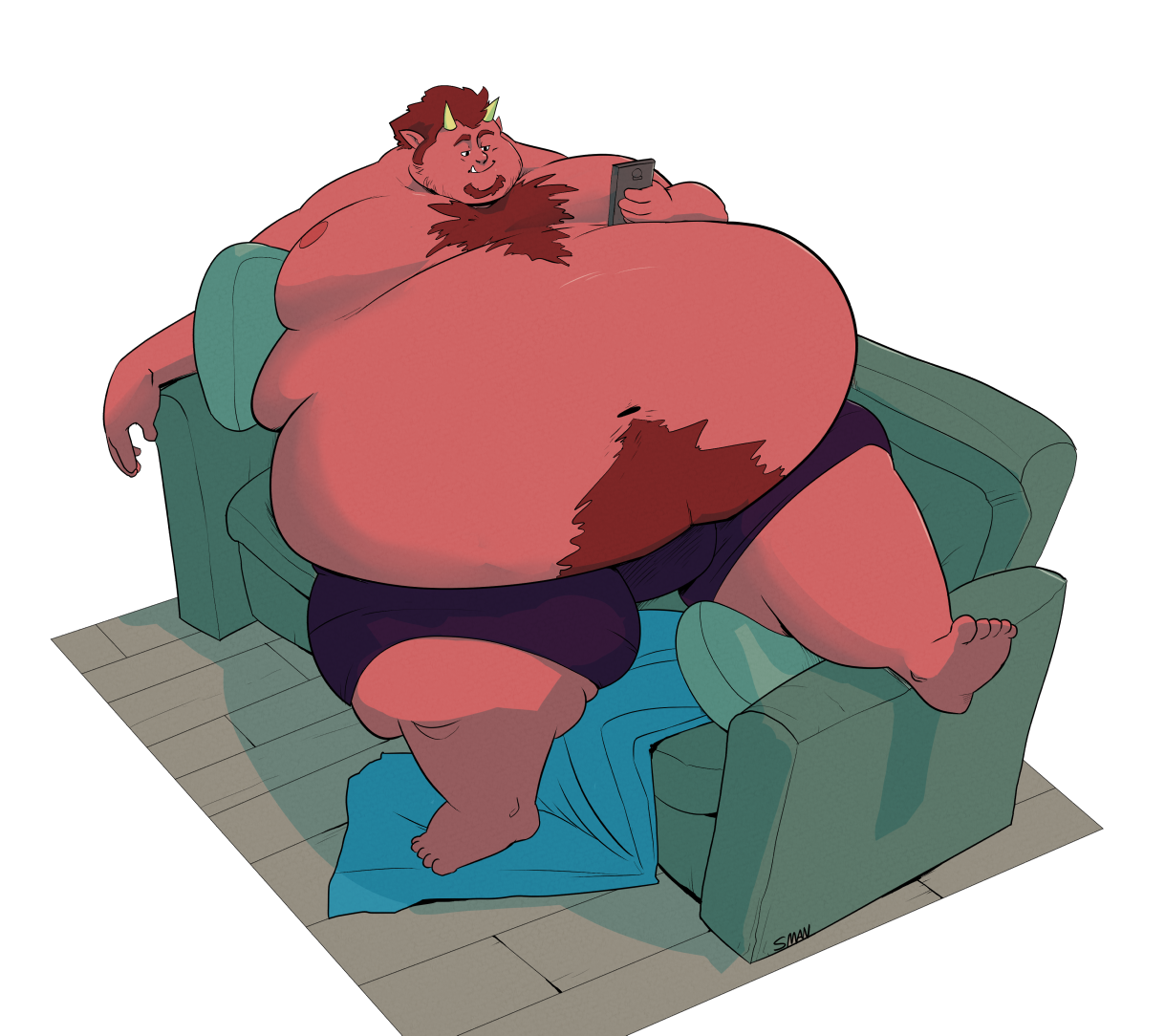 smandraws:  Dominic and the Lazy Afternoon
