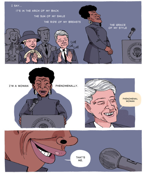 almostwalrus:  zenpencils:  MAYA ANGELOU ‘Phenomenal Woman’  That’s me. 