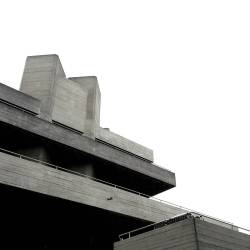 hi-paulius:  Concrete love #brightaesthetic (at National Theatre London) 