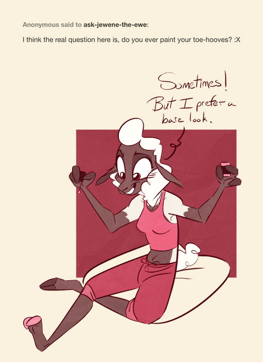 ask-jewene-the-ewe: Plus I go through a lot of polish … there’s quite a bit of