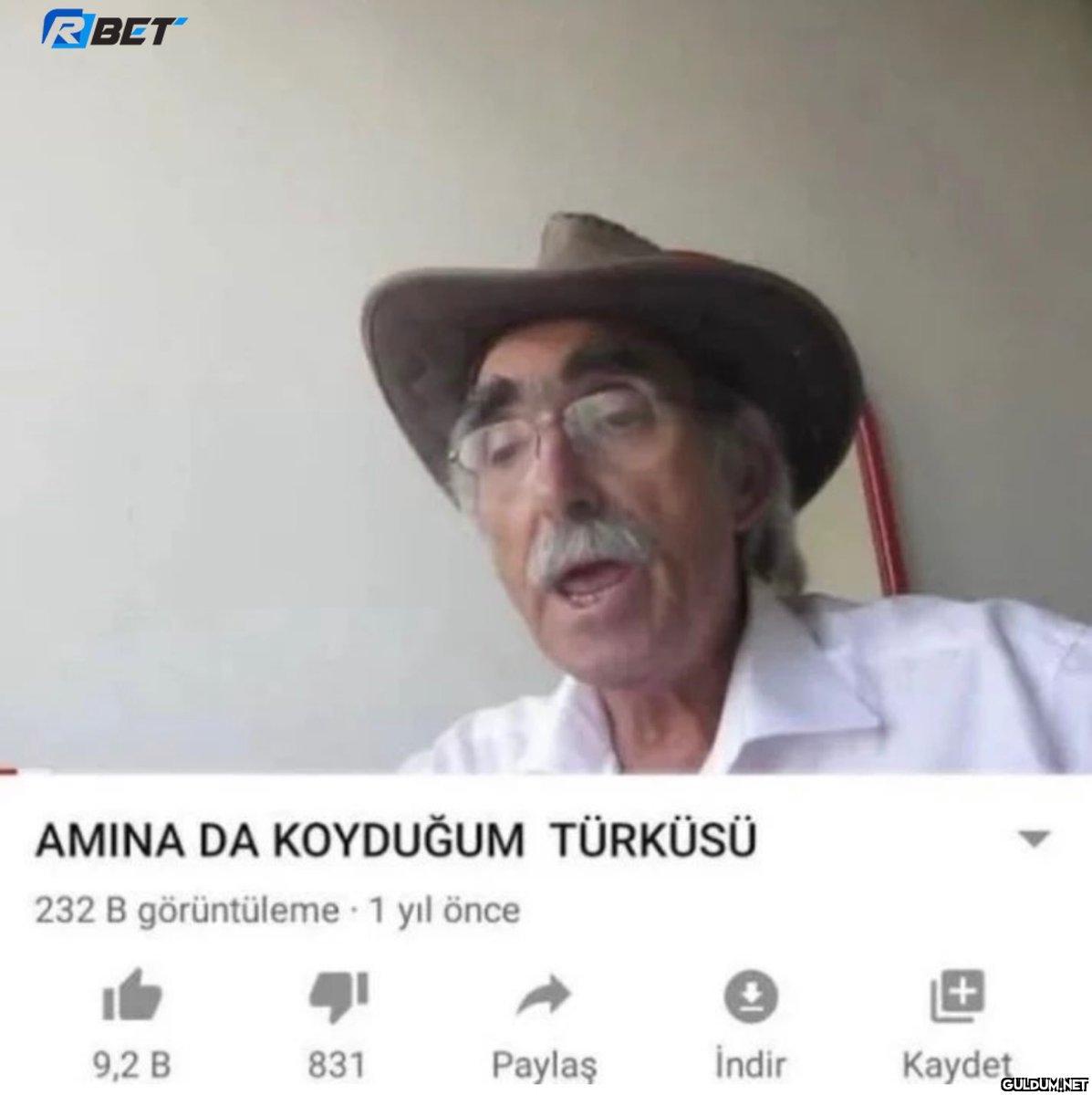 RBET AMINA DA KOYDUĞUM...