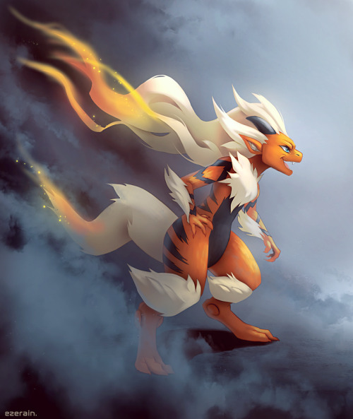 059- From Ashes My fakemon Arey as Arcanine.Posted using PostyBirb