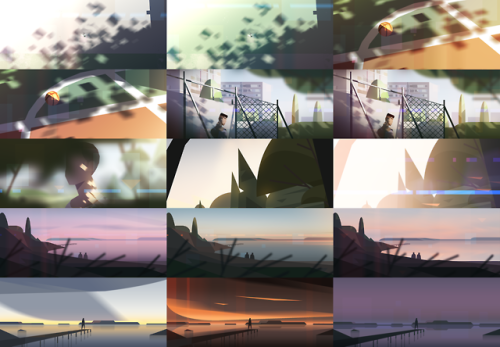 Here is the full colorscript of my graduation film J’attends la nuit (I wait for the nigh