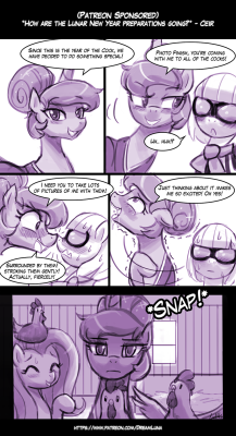 ask-dreamluna:   “U-um, I’m sorry princess.. But they seem to really like you!” https://www.patreon.com/posts/lunar-new-years-7845491 —————–  If you like these comics, please consider [Joining the pantie force~]  X3!!