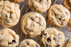 fullcravings:  Triple Chocolate Chip Cookies with Walnuts  yeah, you like that, don&rsquo;t you