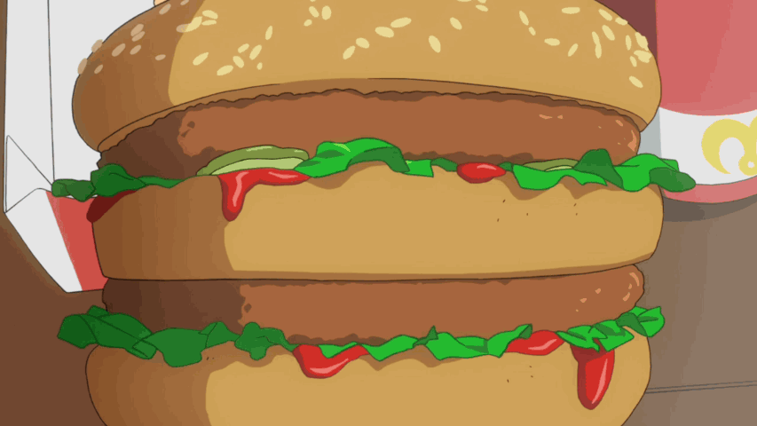 Hamburger Wendys Fast Food McDonalds Breakfast PNG Clipart Anime Art  Breakfast Burger King Chibi Free PNG