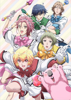 thequarterguy:  theliterarywolf:  oak23:   The official website for the upcoming original TV anime Binan Koukou Chikyuboeibu Love! (Handsome High School Earth Defense Club Love!)was yesterdayupdatedwith a new key visual featuring the five protagonist