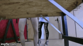 Lady Chantal showing us that being bent over a table doesn’t necessarily mean you’re getting fucked. You’re just getting your balls pummeled hard. 