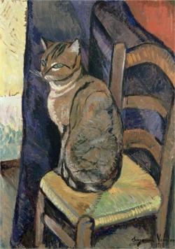 Surrealappeal:  Suzanne Valadon, Study Of A Cat, 1918. 