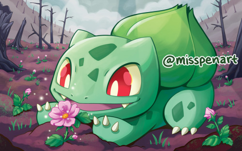 missypena:I didn’t place, but that means I can show my Pokemon Illustration Contest piece now. I wan