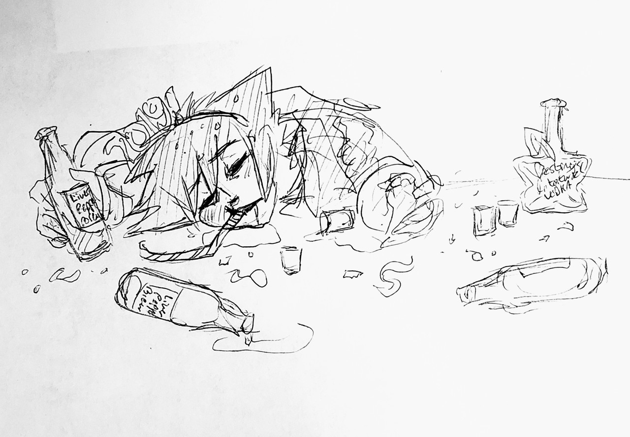 kingdomsaurushearts:  I wanted to draw something nice for the first day of the year...….