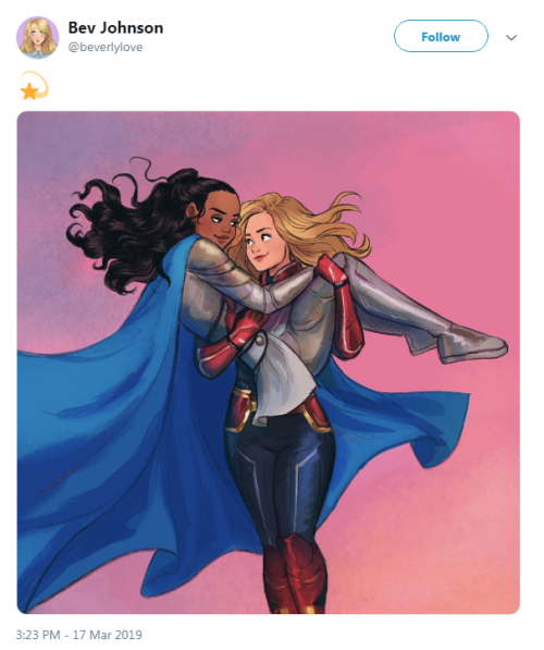 profeminist: Art by Bev Johnson | Artist website Brie Larson: We cute @TessaThompson_x Tessa Th