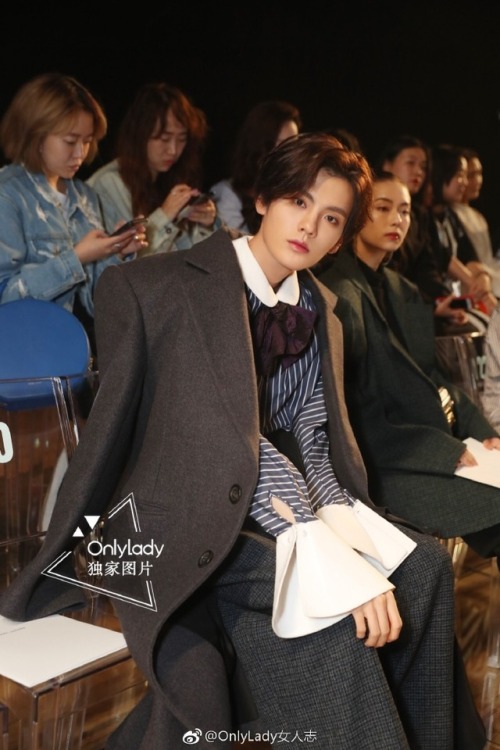 「180912」OnlyLady女人志’s Weibo Update // Wenjun at the NYFW Marc Jacobs show