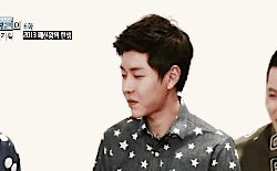 kyungillness:  Dokyun being shy (*/∇＼*）requested by b-a-p-tized 