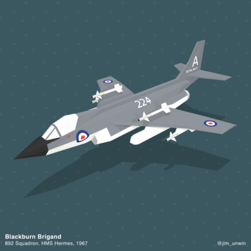 The Blackburn Brigand, my entry for @Hush_Kit&rsquo;s fighter aircraft competition. 