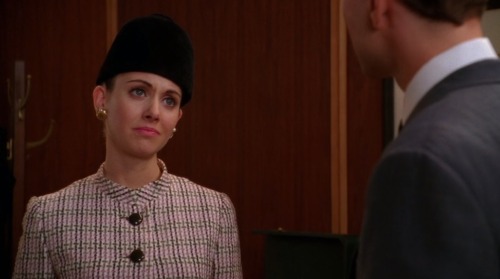 thefashionofmadmen: Trudy Campbell, S3 E1 “Out of Town”