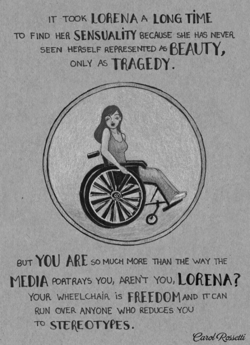 outrageauxbonnesmoeurs:  By Carol Rossetti (originally in color, I hope she forgives me!) 