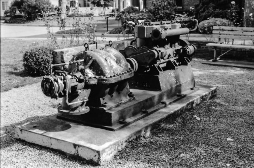 The Pump -the long retired water pump at the Pump House Museum in Niagara on the Lake