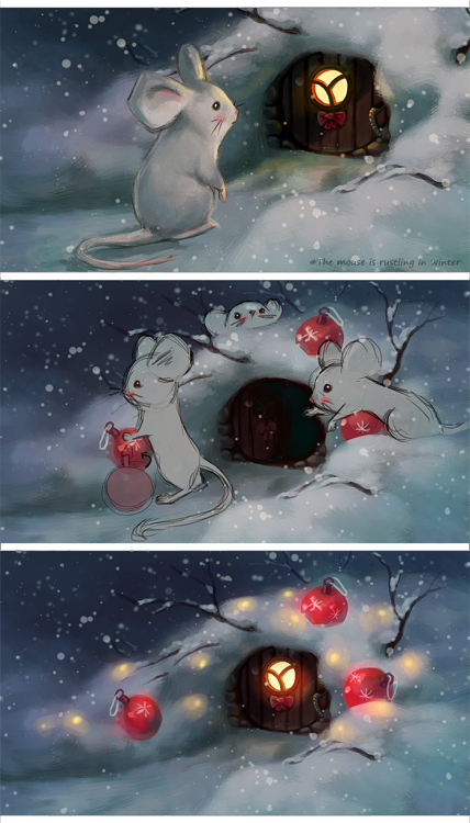 Holidays are coming and my mouse concepts should add some vibes. There are simple story concepts. Un