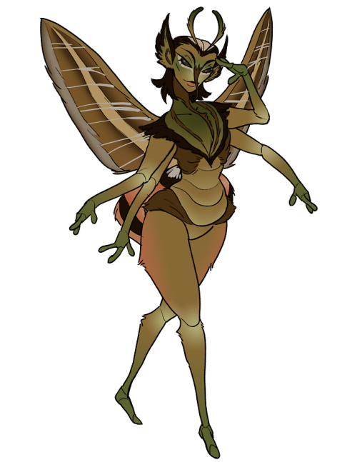 Did another fun commission for my friend Tay! I love buggy characters yall&hellip;  If you&