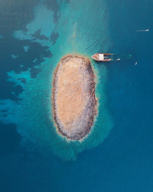 The Nordland shipwreck in a tiny islet offshore Cythera, Greece by Costas Spathis