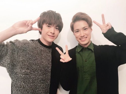 2018/01/22 - From Asuma Kousuke Channel live broadcast with Kageyama Tatsuya as guest, where they bo