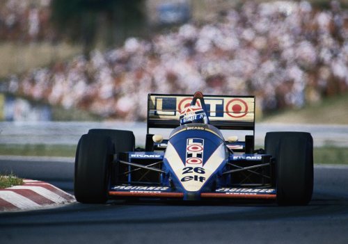 frenchcurious:  Philippe Alliot (Ligier-Renault ) Grand prix de hongrie - hungaroring - 1986 - Formula 1 HIGH RES photos (Old and New) Faceboo 